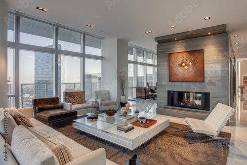 An inviting contemporary li...