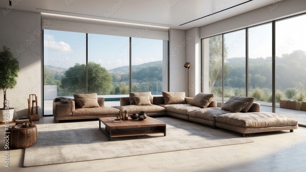 Fototapeta premium Beautiful classic living room