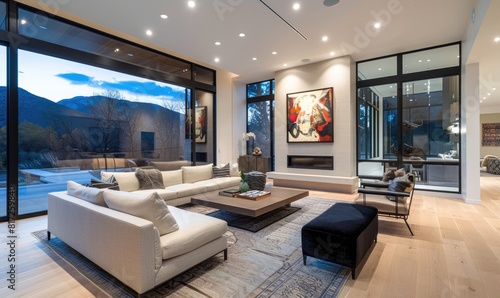 An inviting contemporary li...