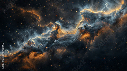 Stunning Macro Photo Captures Intricate Details of a Cosmic Dust Cloud in Space
