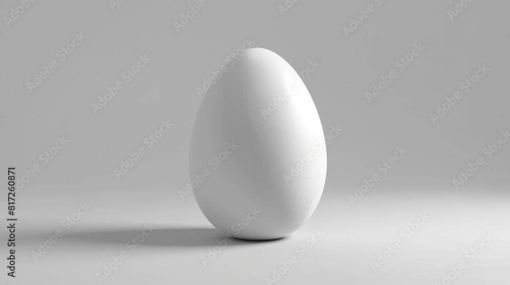 White Egg. Blank Easter Egg Mockup for Healthy Cooking and Traditional Religious Decor White Egg. Blank Easter Egg Mockup for Healthy Cooking and Traditional Religious Decor