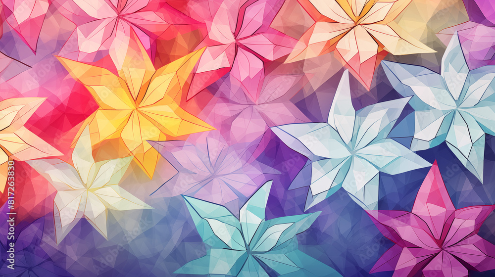 Abstract Image, Geometric Flowers, Floral, Pattern Style, For Background, Wallpaper, Desktop Background, Smartphone Cell Phone Case, Computer Screen, Cell Phone Screen, Smartphone Screen, 16:9 Format Abstract Image, Geometric Flowers, Floral, Pattern Style, For Background, Wallpaper, Desktop Background, Smartphone Cell Phone Case, Computer Screen, Cell Phone Screen, Smartphone Screen, 16:9 Format