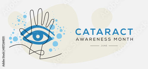 Cataract awareness month, held on May.