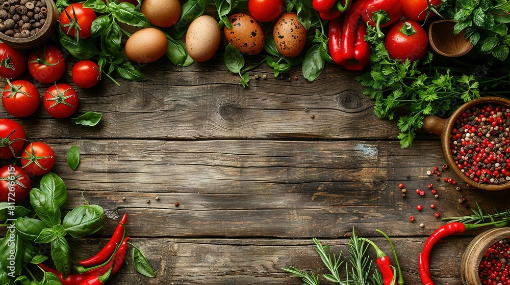 A wooden table, laden with diverse fruits and vegetables, rests beside a seed-filled bowl and pepper A wooden table, laden with diverse fruits and vegetables, rests beside a seed-filled bowl and pepper