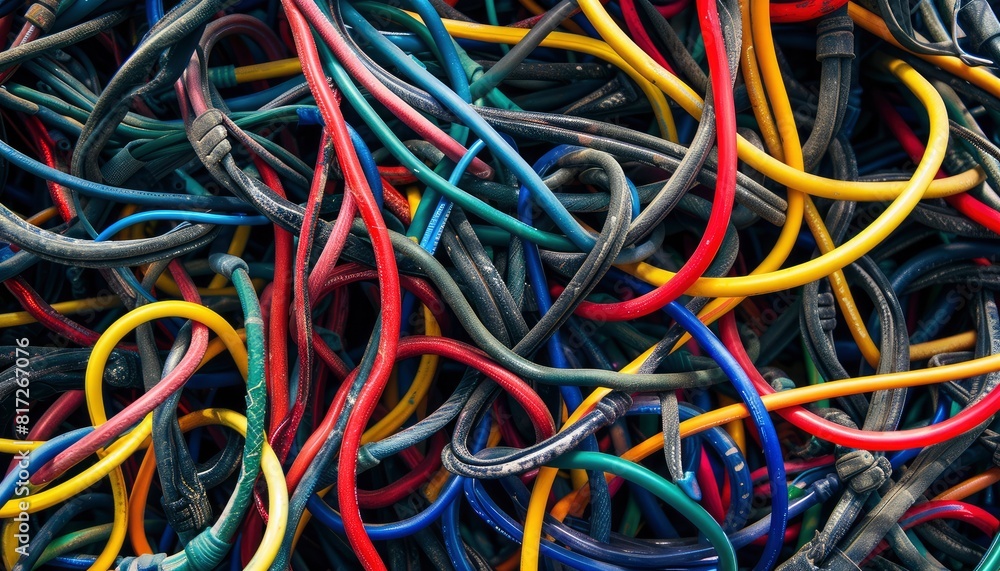Image of colorful rubber bands Image of colorful rubber bands