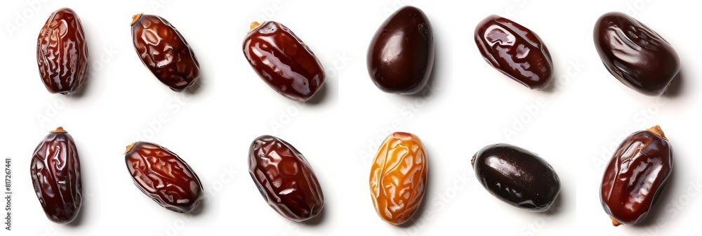 dates isolated on white background dates isolated on white background