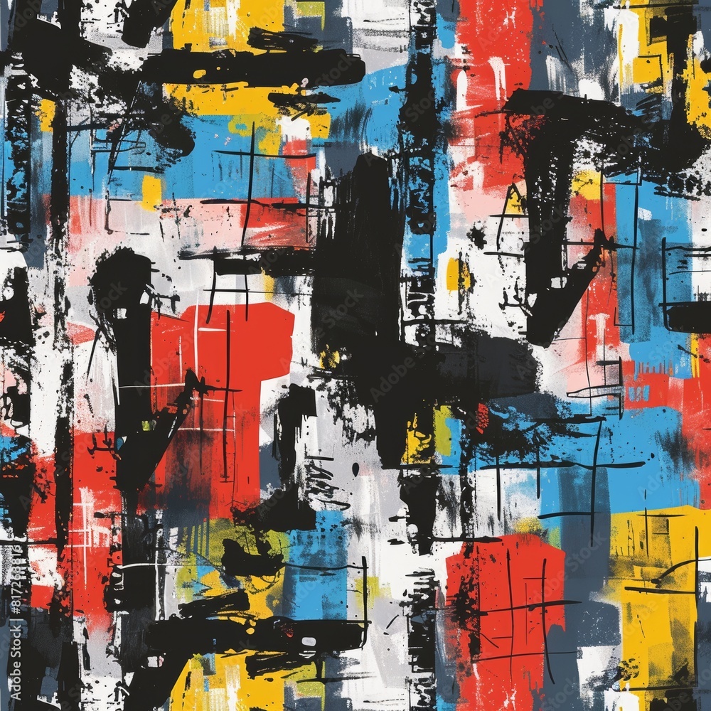 Fototapeta premium Abstract Pattern, offering a glimpse into urban exploration t
