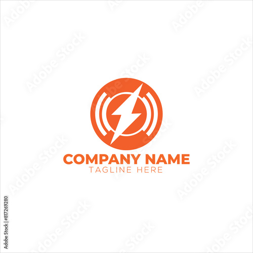 Flash Electric Logo Bolt Energy Company
