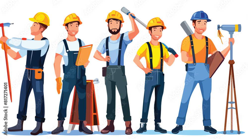 Set of full length workers - electrician mechanic p