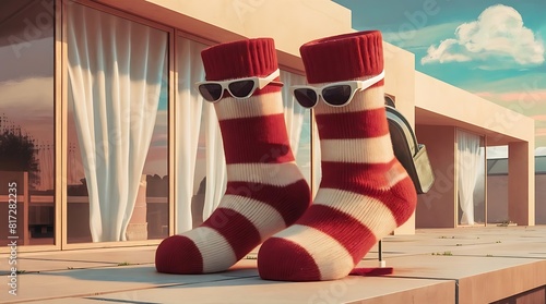 Socks, paire socks photo