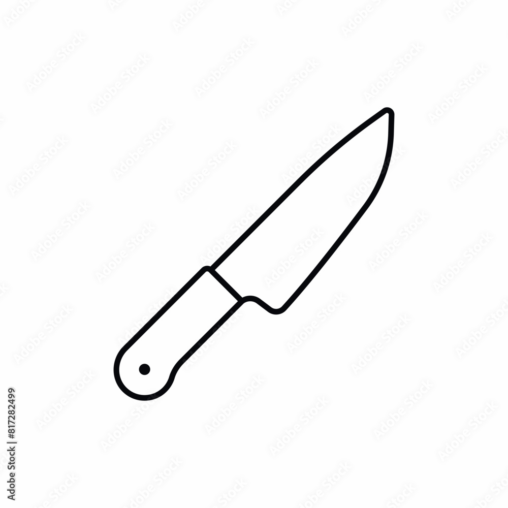 kitchen knife cut object icon kitchen knife cut object icon