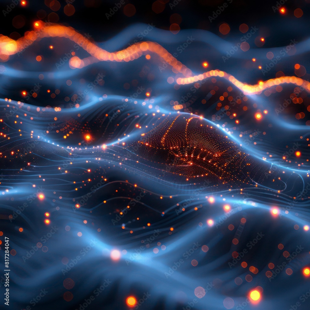 Technology Network Background. Technology Network Background.