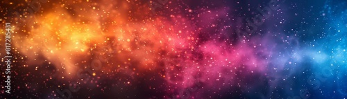 Vibrant abstract background. Blurry bright colors. Space and time concept.