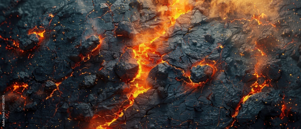 rock backdrop featuring abstract cut rock surface with fire gaps between stones and lava in atmospheric light rock backdrop featuring abstract cut rock surface with fire gaps between stones and lava in atmospheric light