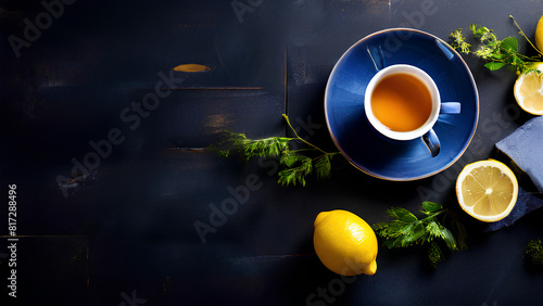 Zesty Elixir - Cup of Tea with Lemon