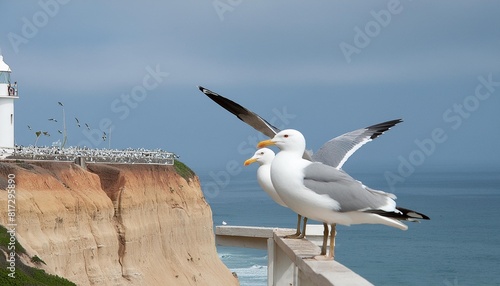 seabirds near carlsbad cliffs carlsbad is in san diego county california usa