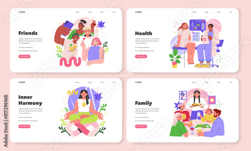 Balance Wheel. Flat Vector Illustration
