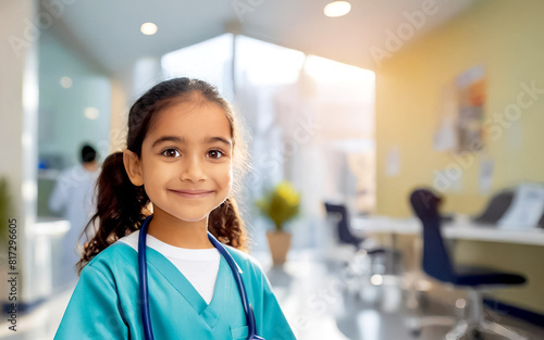 Kind im Krankenhaus medizinischer Beruf  photo