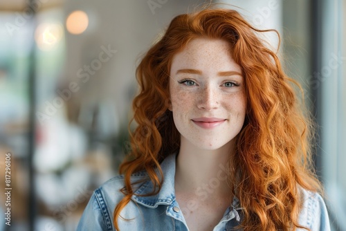 a young woman with red hair © Darya