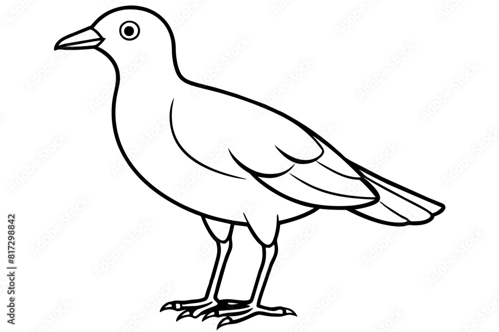 doodle bird vector silhouette illustration doodle bird vector silhouette illustration