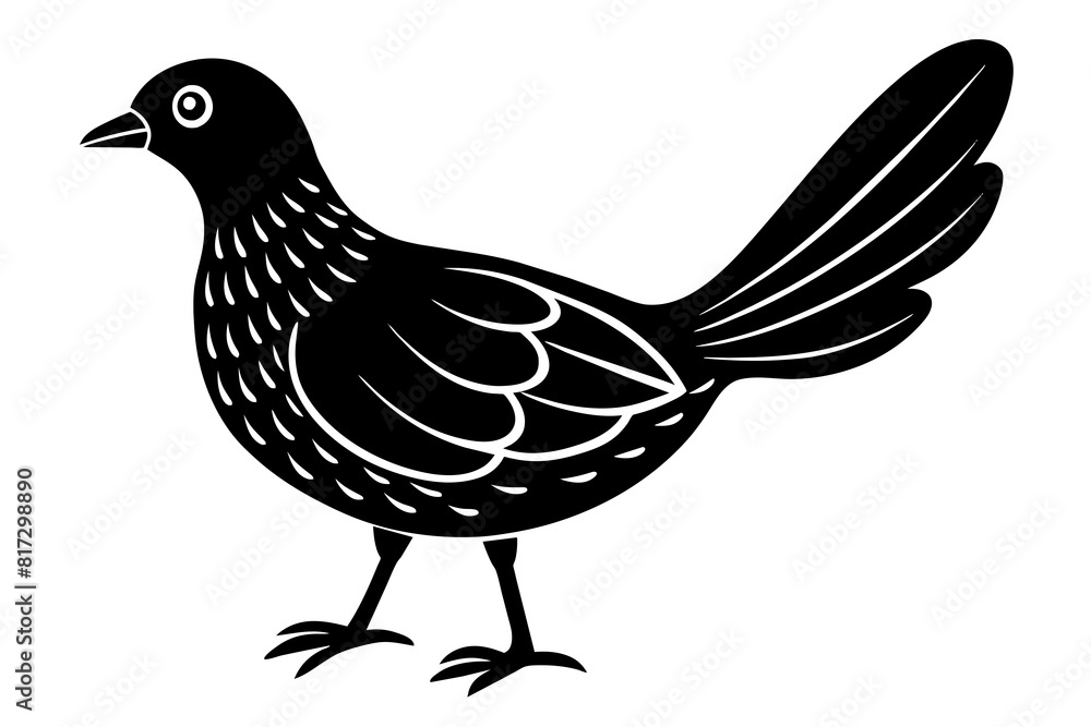 doodle bird vector silhouette illustration doodle bird vector silhouette illustration