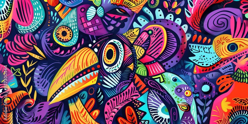 doodle pattern animals doodle pattern animals