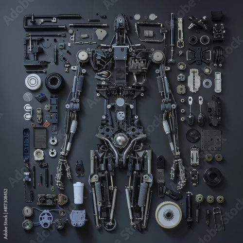 Disamble of robot parts
