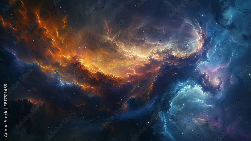 Mystical Photo of a Nebula's Enigmatic Beauty Capturing the Mysteries and Wonders of Deep Space in Stunning Detail Mystical Photo of a Nebula's Enigmatic Beauty Capturing the Mysteries and Wonders of Deep Space in Stunning Detail