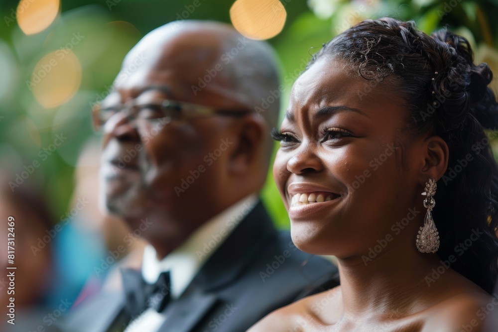 heartwarming emotional moment of diverse graduate student and her father, with tears of joy on their graduation day heartwarming emotional moment of diverse graduate student and her father, with tears of joy on their graduation day
