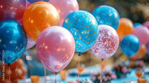 party decorations, colorful balloons and festive decorations elevate family day, making it lively and memorable