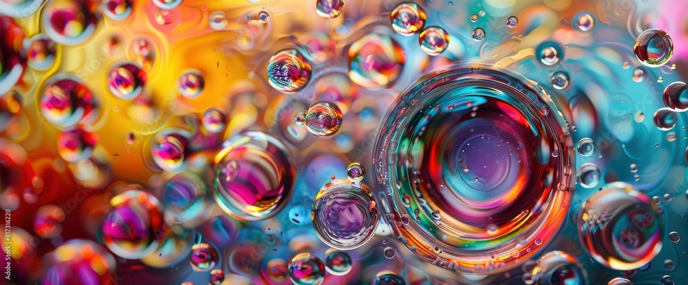 Cheers With Beer, Vibrant Hues, Fluid Patterns, International Beer Day Background Cheers With Beer, Vibrant Hues, Fluid Patterns, International Beer Day Background