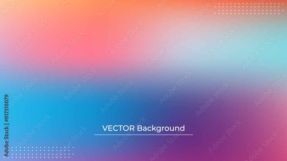 custom made wallpaper toronto digitalSmooth and blurry colorful gradient mesh background. Modern bright rainbow colors. Easy editable soft colored vector banner template. Premium quality