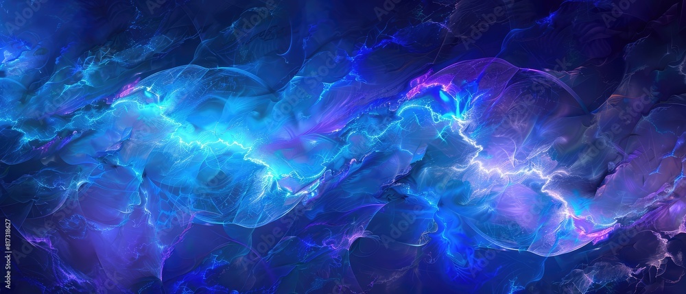 fractal abstract background in navy blue aqua mint violet and blue color fractal abstract background in navy blue aqua mint violet and blue color