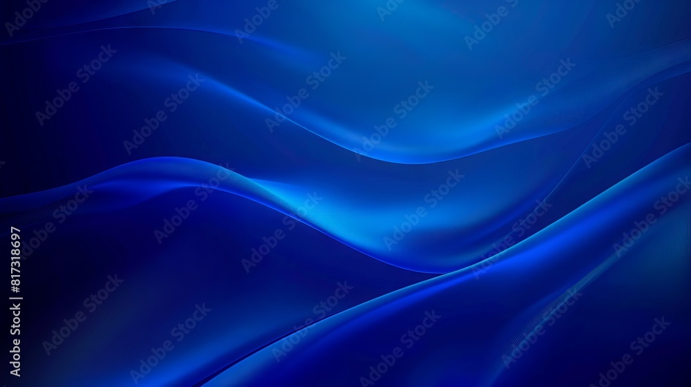 Obraz premium A blue background with wavy lines.
