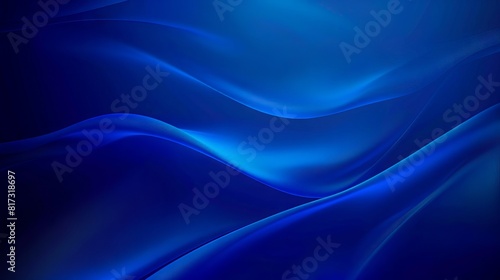 Wallpaper Mural A blue background with wavy lines. Torontodigital.ca