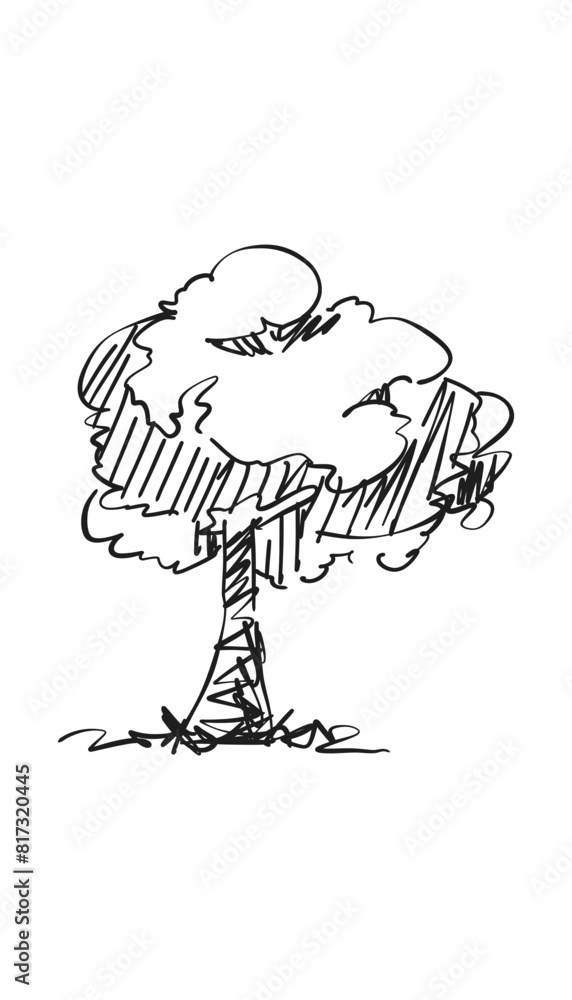 Original vector tree hand-drawn line art, ink style, concept design. isolated silhouette on white background. black outline sketch illustration. Cower drawing. Black-white icon. Original vector tree hand-drawn line art, ink style, concept design. isolated silhouette on white background. black outline sketch illustration. Cower drawing. Black-white icon.