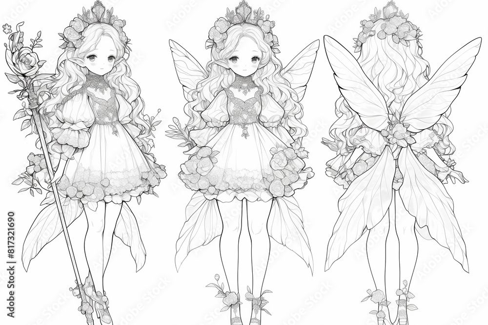 Fairy With Wings and Wand Fairy With Wings and Wand