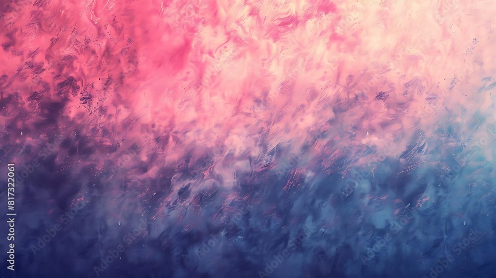 Fototapeta premium Abstract pink blue watercolor background.