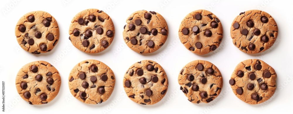 cookies isolated on white background