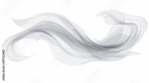 Template of wind blow fancy curved shapes realistic