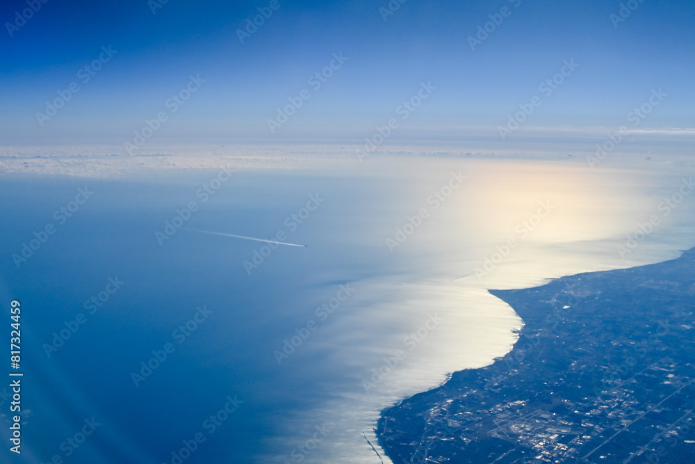 custom made wallpaper toronto digitalblue sky and sea