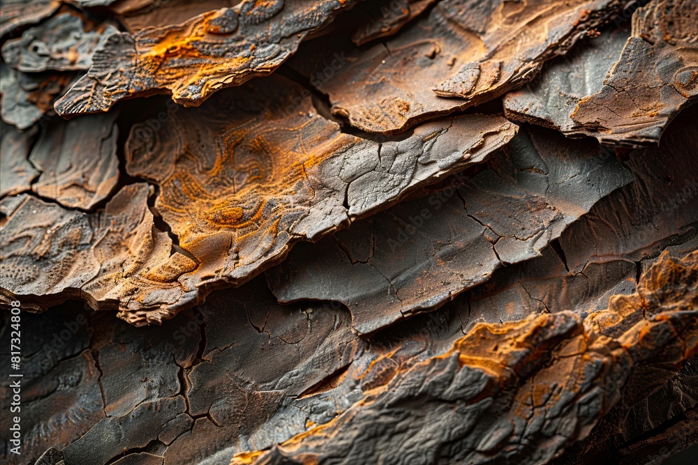 A close up of a rusty piece of wood. A close up of a rusty piece of wood.
