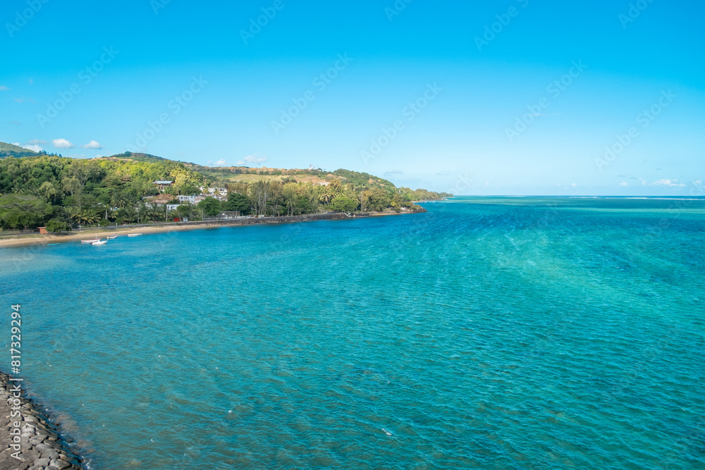 View from the Maconde viewpoint in Mauritius View from the Maconde viewpoint in Mauritius