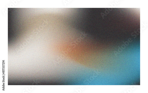 brown white halftone , blue light empty black space grainy noise grungy texture color gradient rough abstract background , shine bright light and glow template.