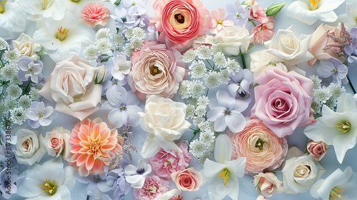 Flowers wall background featuring stunning red  orange  pink  purple  green  and white chrysanthemum flowers. This hand-made  beautiful flower wall serves as a wedding decoration