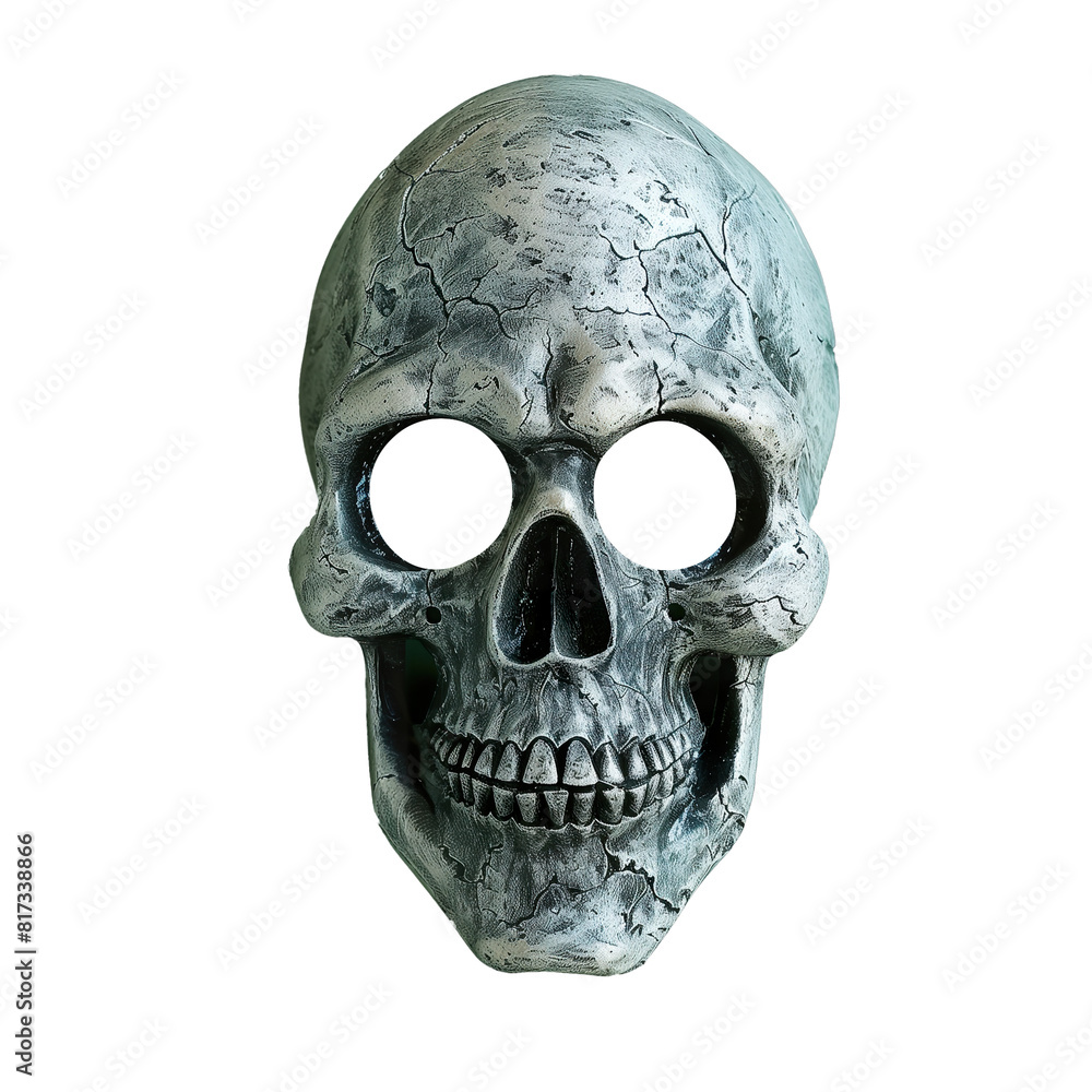 Fototapeta premium halloween skull mask isolated