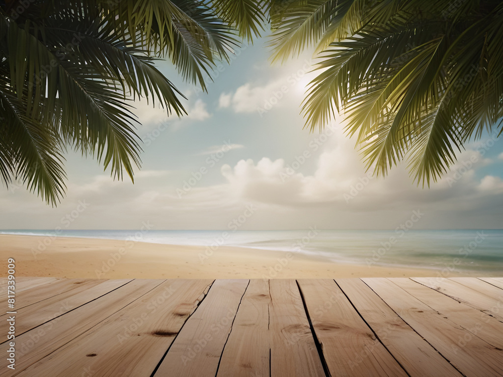 beach with palm trees, summer background beach with palm trees, summer background