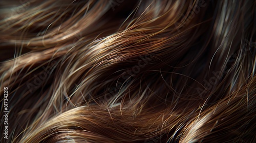 A close up of a woman's hair.