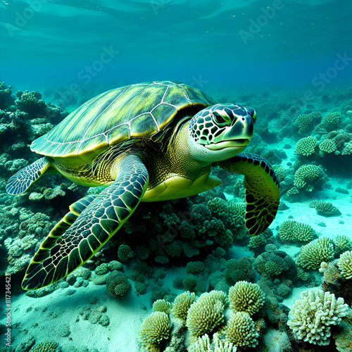 green sea turtle