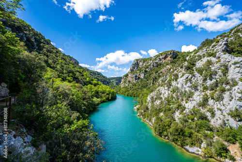 The amazing river of Gorges du Verdon